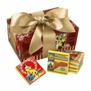 Подарочный набор «Old Chocolate Brands Collection» из 30 шоколадок 5г, горький 60% Акции Роспринтекс