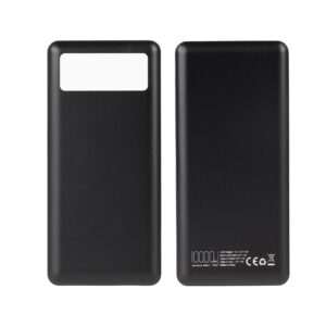 Зарядное устройство “Lumos” 10000 mAh с фонариком, цвет белый Сувениры для офиса с логотипом Роспринтекс