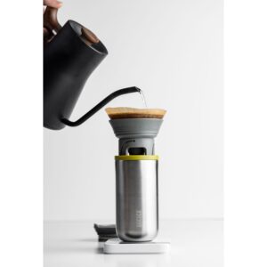 Ручная мини-кофеварка «Cuppamoka», металлик Акции Роспринтекс