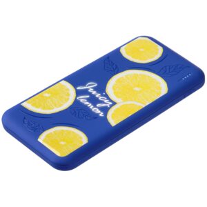 Внешний аккумулятор с подсветкой Luce Ultramarine 10000 mAh, ярко-синий Акции Роспринтекс