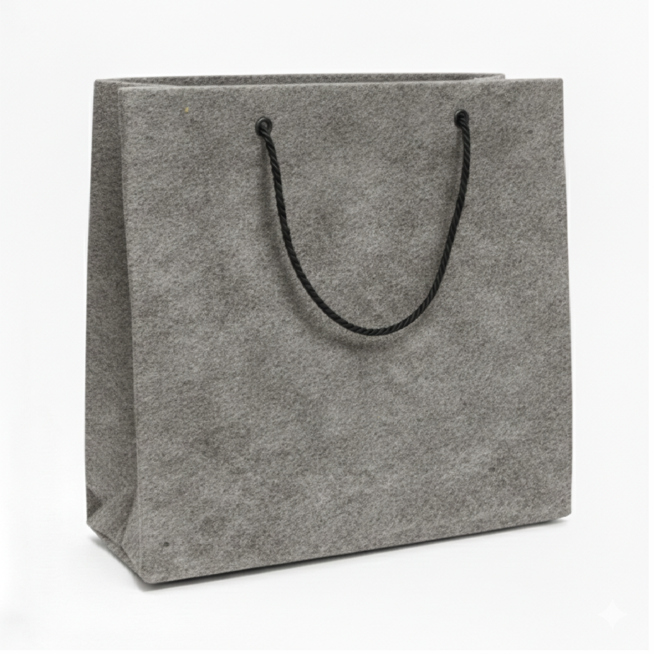 Фетровая сумка с ручками-шнурками Роспринтекс Разработка и производство промопродукции, бизнес-подарков и мерча (одежда и аксессуары с нанесением) «под ключ». От создания идеи, концепции, капсулы, до воплощения проекта. Фетровая сумка с ручками-шнурками «AKUNGI» - AK Unique gifts Роспринтекс