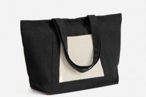 Шопер Shophop, черный с неокрашенным Сумки и рюкзаки с логотипом Роспринтекс